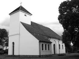 Kirche Rechlin Nord Schwarz-Weiss